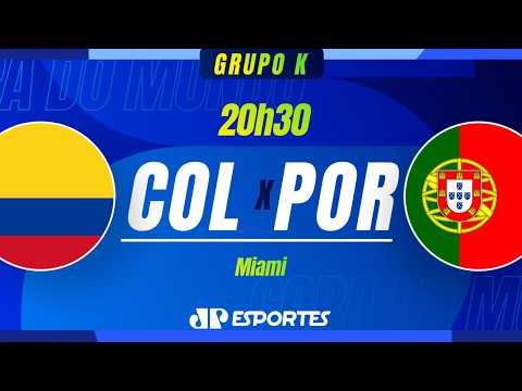 Colômbia x Portugal – AO VIVO – 27/06/2026 – Copa do Mundo