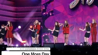 씨스타 SISTAR(With.조르지오 모로더)[4K 직캠]One More Day@20161006  Rock Music