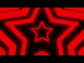 Black And Red Y2k Neon LED Lights Star Background 1 Hour Looped HD