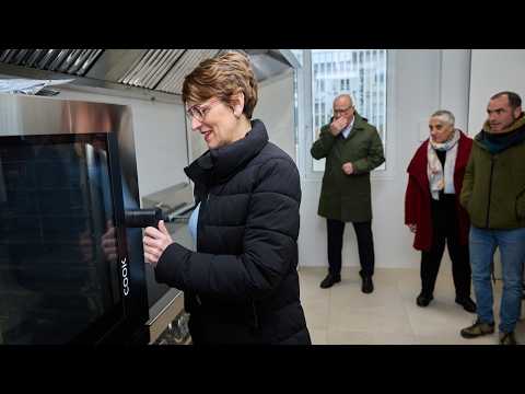 La presidenta Chivite visita el nuevo colegio público de Ancín tras una inversión de 2,6 millones de euros