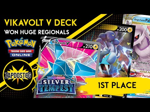 1st Place Vikavolt V / Palkia VSTAR Deck WON Regionals (Pokemon TCG)