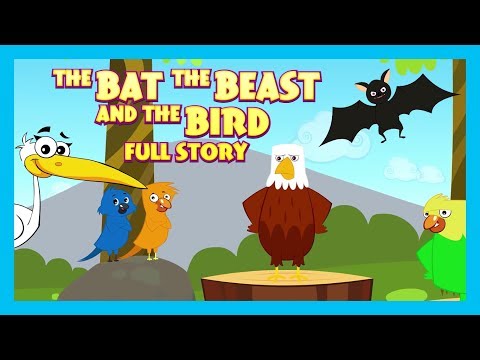 THE BAT THE BEAST AND THE BIRDS FULL STORY | ENGLISH ANIMATED STORIES FOR KIDS | TRADITIONAL STORY