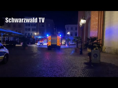 🔥🚒 Friteusenbrand in der Altstadt von Bad Säckingen  - Feuerwehr im Einsatz [17.09.2022]