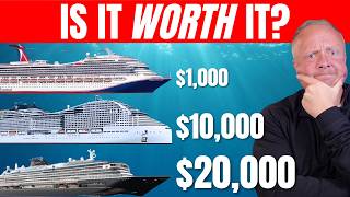 $1K vs $10K vs $20K Cruises: What’s The Difference?