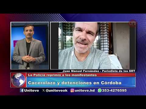 Cacerolazo y detenciones en Córdoba