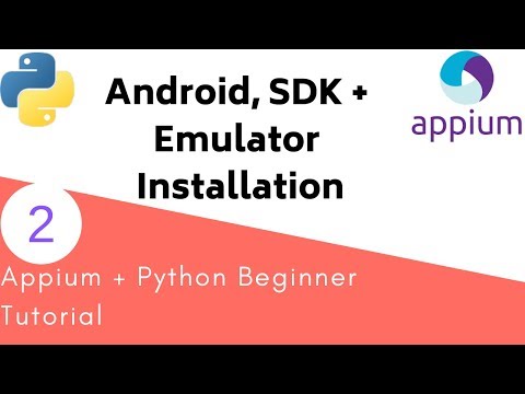 Appium Python Tutorial Android Studio Installation And Emulator Setup