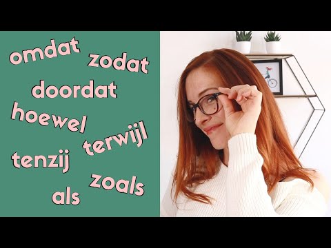 How to use these Dutch CONJUNCTION WORDS in subordinate clauses? (NT2 - A2/B1)