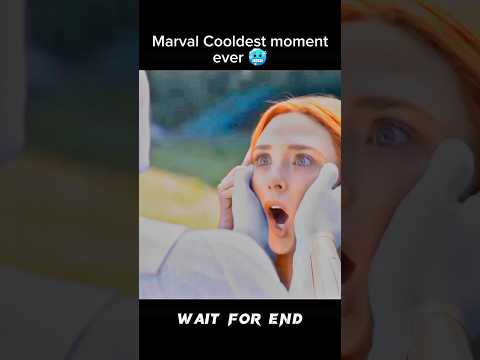 Marval coldest moment ever 🥶 wait for end #vision #short #marvel