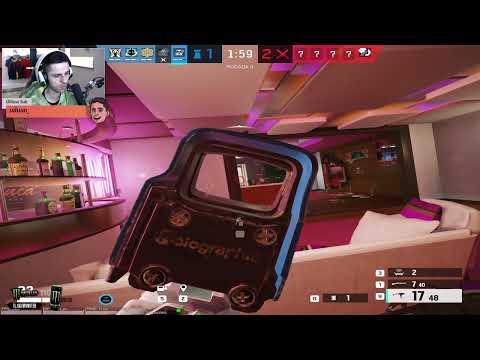 Q C4 MONSTRA HEIN RAZAO, TEM COMO ENSINAR DPS? Q TELINHA KKKKK - MELHORES MOMENTOS RAINBOW SIX