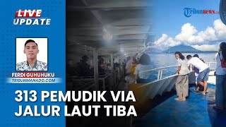 Puncak Arus Balik Nataru di Pelabuhan Manado Sulawesi Utara, KM Aksar Angkut 313 Pemudik