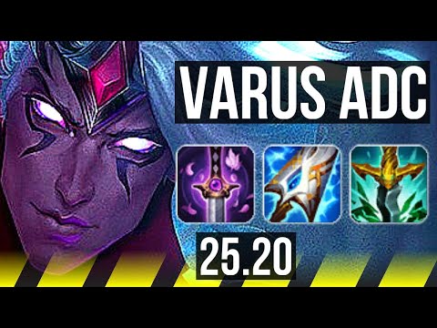 VARUS & Seraphine vs JINX & Milio (ADC) | Quadra, 42k DMG | EUW Master | 25.20