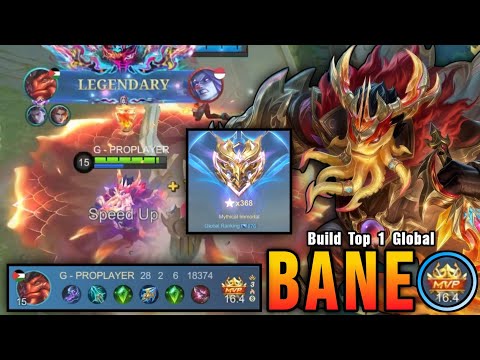 28 Kills!! Lord of Scalding Seas Bane STARLIGHT Skin!! - Build Top 1 Global Bane ~ MLBB