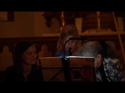 Xenias første koncert på fløjte - Aura Lee - recorder