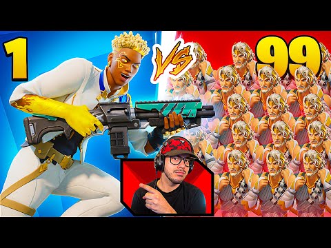 I Went SOLO Against The ENTIRE LOBBY... (Fortnite)
