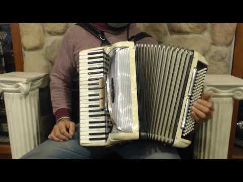 6060 - Black and Tan Settimio Soprani Dick Contino Model Piano Accordion LM 41 120 $699