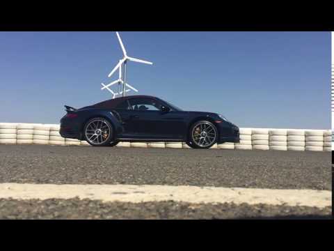 2017 Porsche 911 Turbo S Launch Control in Slow Motion