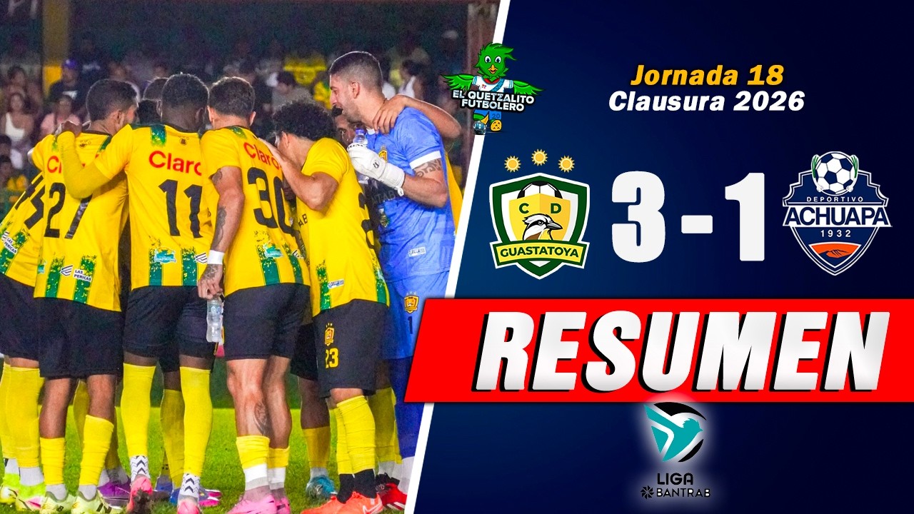 Deportivo Guastatoya vs Deportivo Achuapa Highlights