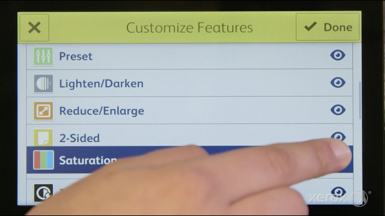 Xerox VersaLink Quick Tip: Customize Your Feature List YouTube Vídeo