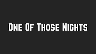 Shawn Mendes - One Of Those Nights (Lyrics)