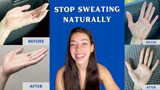 How I Stopped Sweating of Hands & Feet Naturally