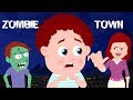 Zombie Town | Schoolies Cartoons | Halloween Songs & Rhymes For Children | Kids Channel