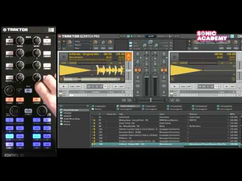 TRAKTOR KONTROL X1 Demo - Lesson One: Browser - Video Tutorial ‖ Sonic Academy
