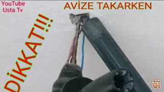 Avize çengeli nasıl takılır,  Avize nasıl asılır
