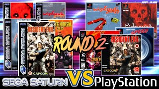 Sega Saturn V PS1 - Side-by-Side Dual Comparison #segasaturn #playstation1 #emulator