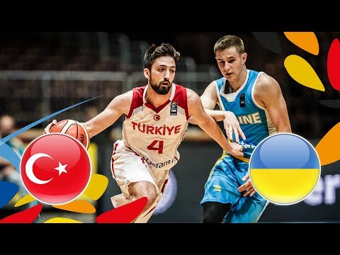 Turkey v Ukraine - Full Game - Round of 16 - FIBA U20 European Championship 2018