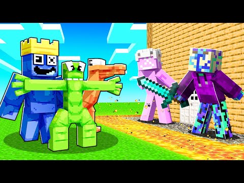 Rainbow Friends VS The Most Secure Minecraft House!