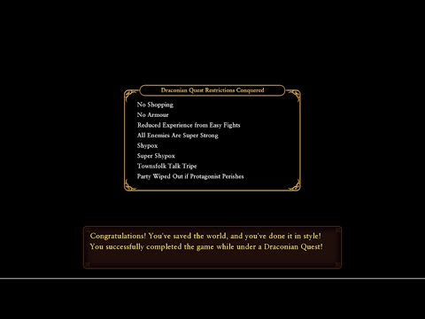 DQ11S All Draconian, No Weapons - Mordegon + Mordragon