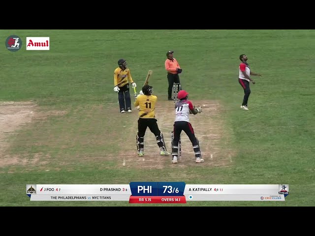 MiLC T20 Highlights: The Philadelphians vs NYC Titans