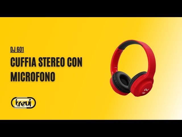 Vídeo relacionado con Trevi DJ 601 M - Auriculares de Diadema con micrófono, Rojo