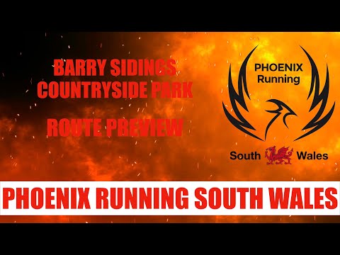 Phoenix Running South Wales - Barry Sidings Countryside Park - Route Preview