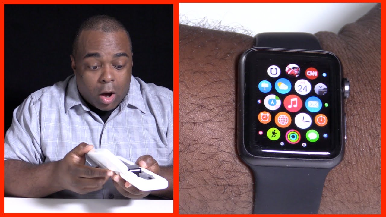 APPLE WATCH UNBOXING - Playing GAMES!