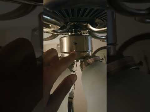 Replacing a broken pull chain ceiling fan switch #shorts #diy #youtubeshorts