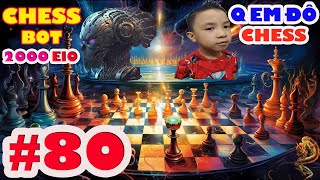 Luyện tập CHESSBOT (#80): Q Em Đô Chess Vs Li - BOT (2000 elo) #chessbot (THUA)