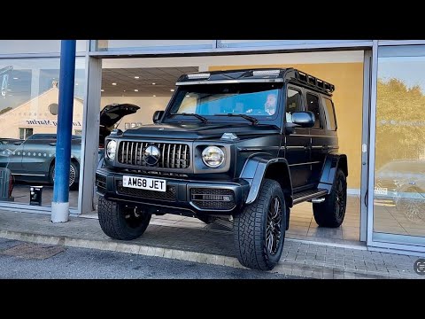 Collecting my new Mercedes G63 AMG 4x4² | Start up, Rev off, Acceleration, POV | London First drive