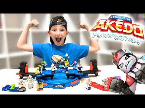 Father & Son ULTIMATE WARRIOR BATTLE 3! / Akedo PowerStorm!