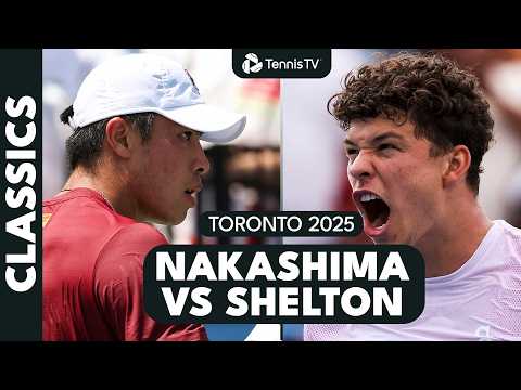 Brandon Nakashima vs Ben Shelton Extended Highlights | Toronto 2025