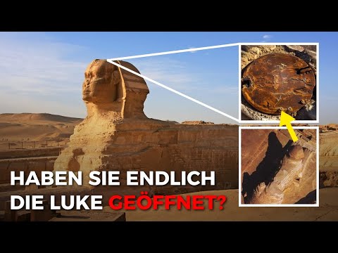 Archaeologists have finally opened the secret hatch above the Sphinx's eyes!