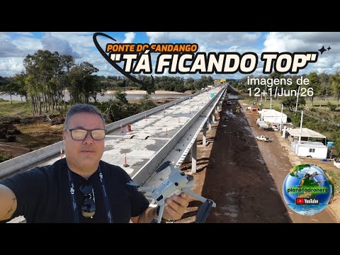 TÁ FICANDO TOP, a Ponte do Fandango em Cachoeira do Sul RS, entra na reta final. Veja aqui...