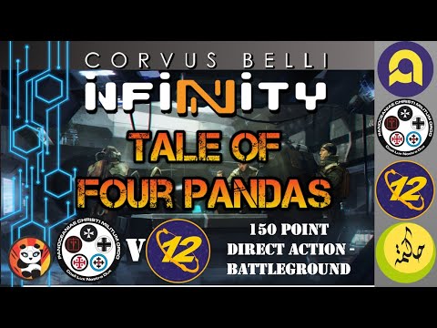 Fast Panda Gaming: Infinity N4 Battle Report - Direct action Battleground (O-12 vs Military Orders)