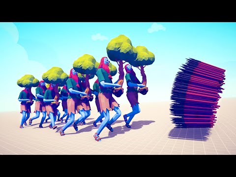 10x TREE GIANT vs EVERY GOD - Totally Accurate Battle Simulator TABS