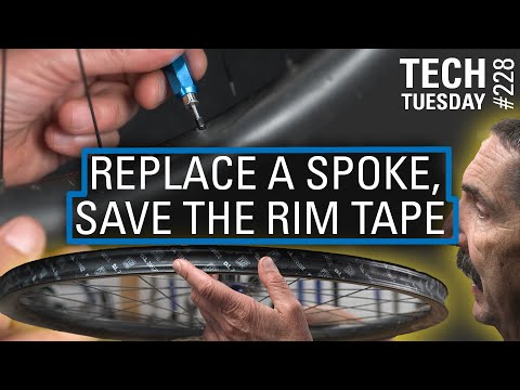 Jak na výměnu špice, bez sundání pláště a pásky na ráfku