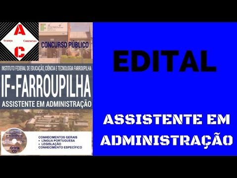 Apostila Concurso IF-Farroupilha-RS 2016 - Assistente em Administração