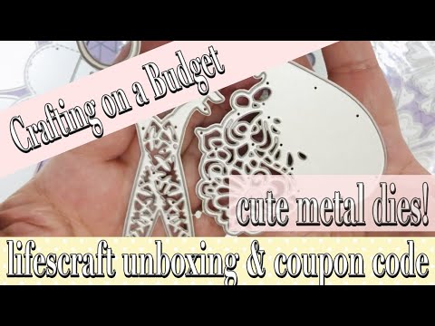 Crafting on a Budget unboxing: Die sets from LifeScraft with coupon code and links | June 2022