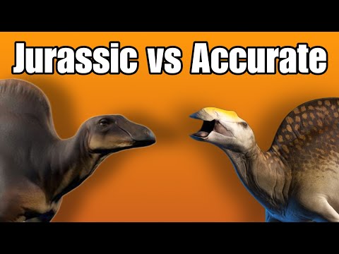Ouranosaurus (Jurassic vs Accurate)