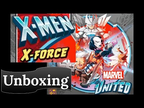 Marvel United: X-Men - X Force: Unboxing