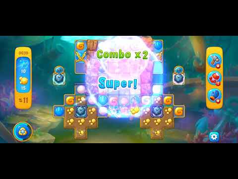 Fishdom Easy Level 9639 (with Double Lightning Boosters) @choraelmin